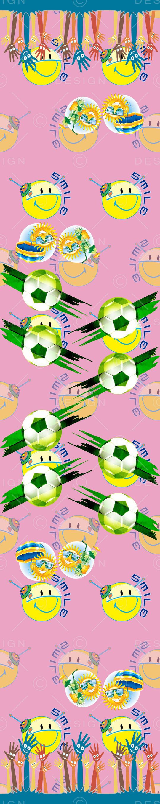 卡通婴童图案印花华亿平台图片