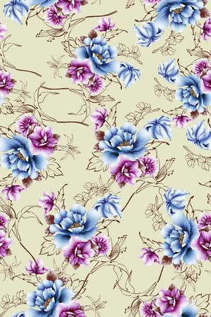 大朵印花华亿平台图片