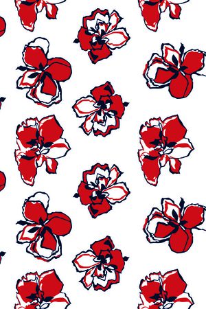 小碎花印花华亿平台图片