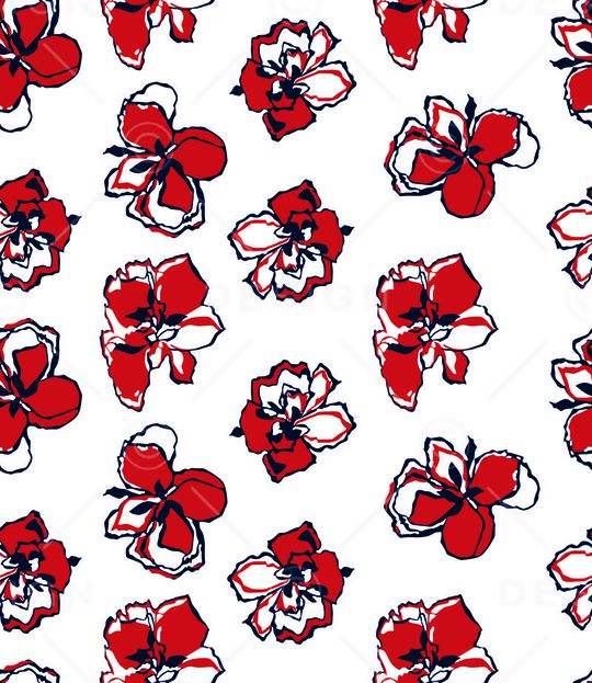 小碎花印花华亿平台图片