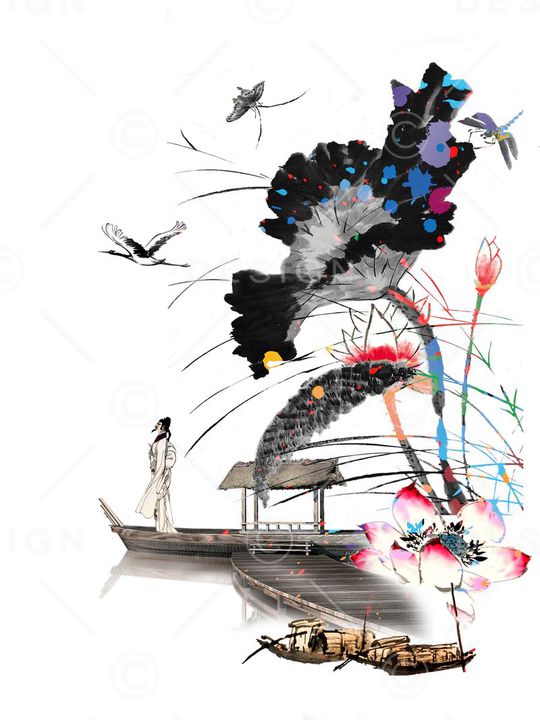 国画印花华亿平台图片