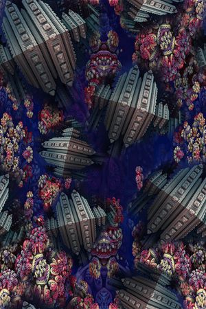 抽象印花华亿平台图片