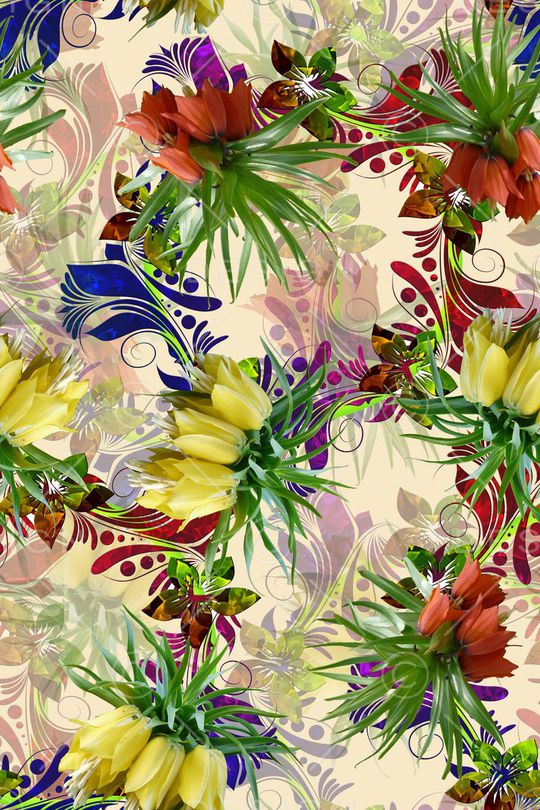 花朵印花华亿平台图片