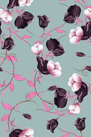 手绘印花华亿平台图片