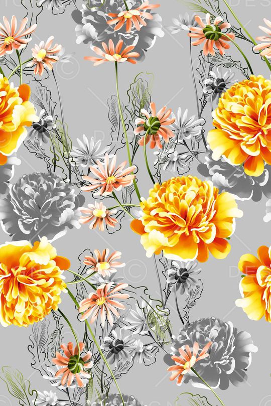 手绘印花华亿平台图片