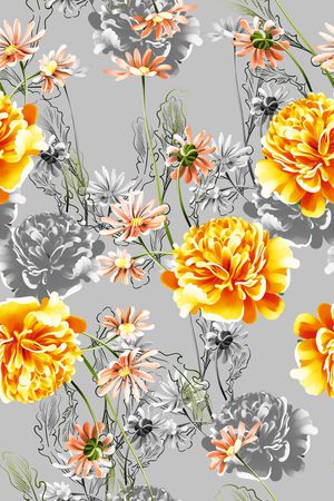 手绘印花华亿平台图片