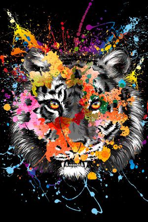 老虎印花华亿平台图片