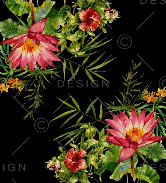 大朵印花华亿平台图片