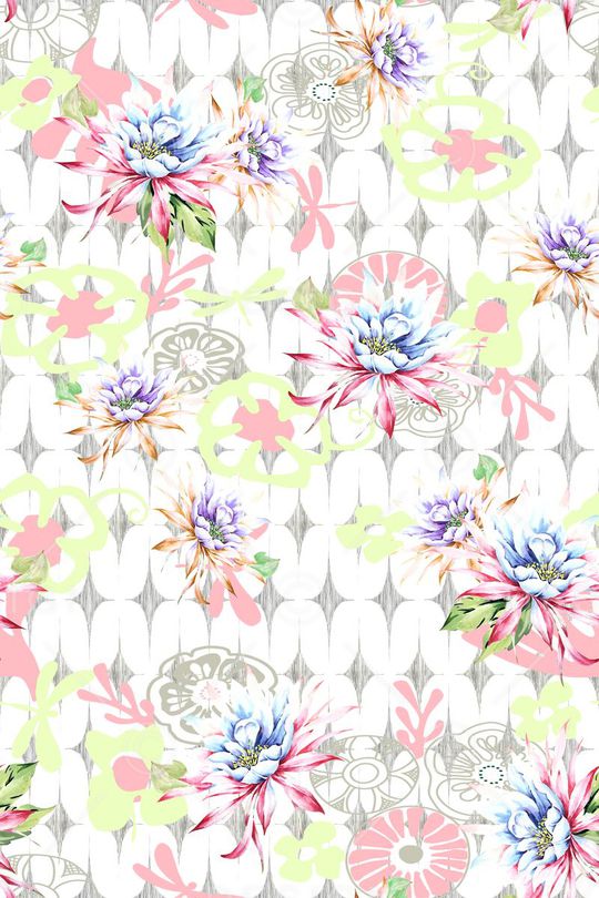 几何印花华亿平台图片