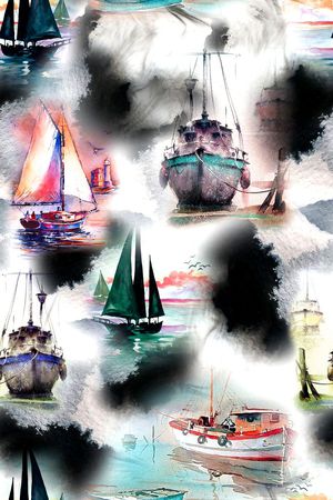 风景印花华亿平台图片