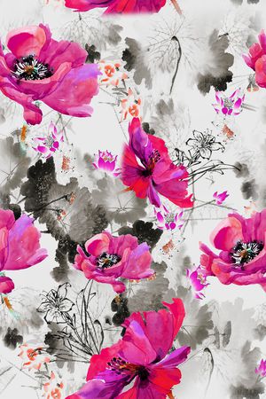 面料花印花华亿平台图片