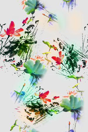 面料花印花华亿平台图片