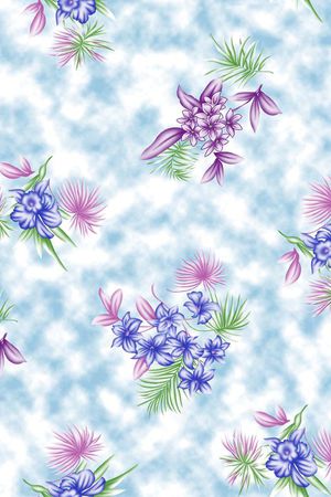 花朵印花华亿平台图片