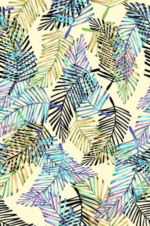 热带泳装印花华亿平台图片