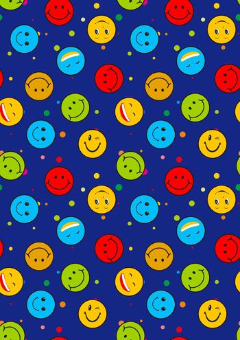 649202-笑脸 波点
