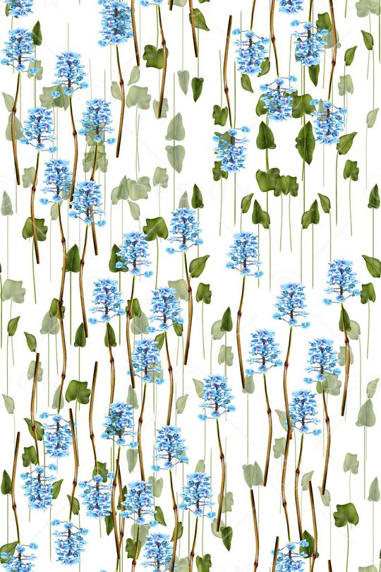 风格花卉印花华亿平台图片