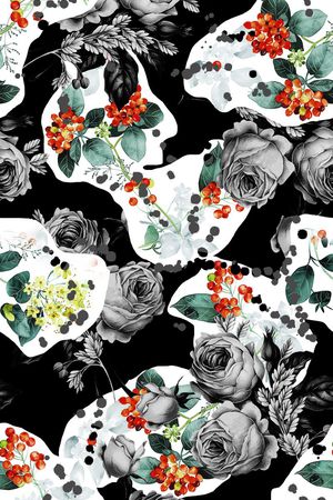 最新数码印花面料设计印花华亿平台图片