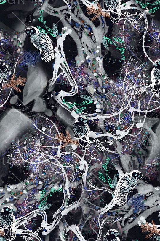 手绘印花华亿平台图片