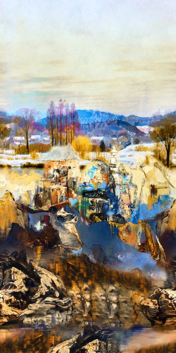 手绘印花华亿平台图片