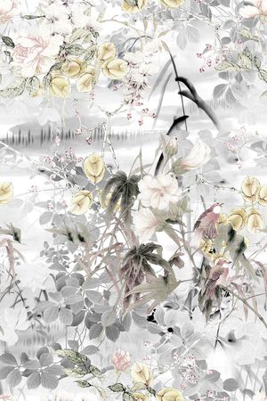 中国风印花华亿平台图片