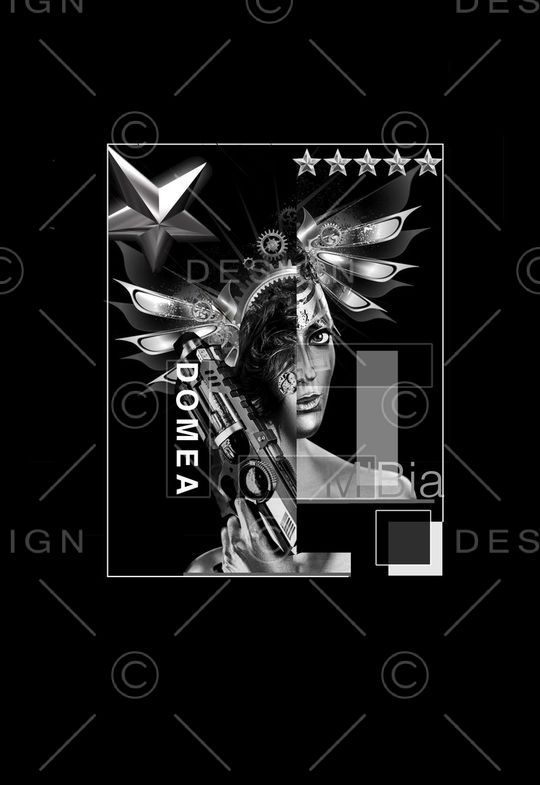 VK-抽象几何系列印花华亿平台图片