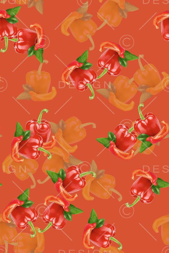 蔬菜水果印花华亿平台图片