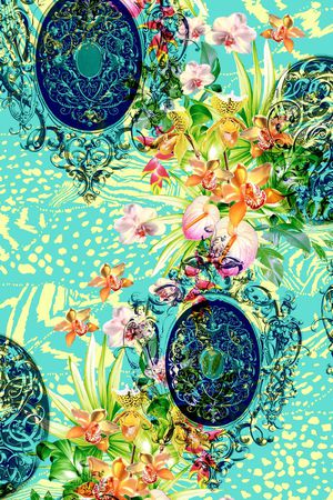 条纹印花华亿平台图片