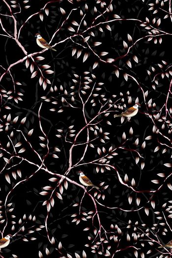 树枝印花华亿平台图片