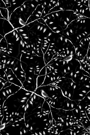 树枝印花华亿平台图片