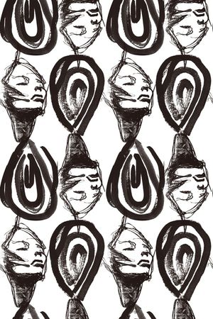 人物印花华亿平台图片