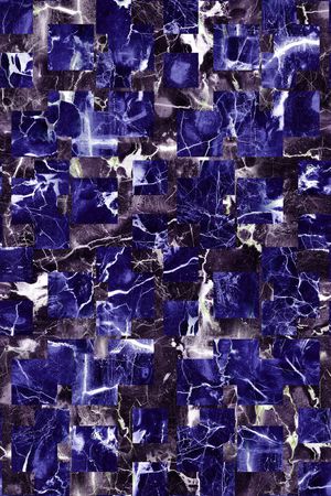 蓝色大理石印花华亿平台图片