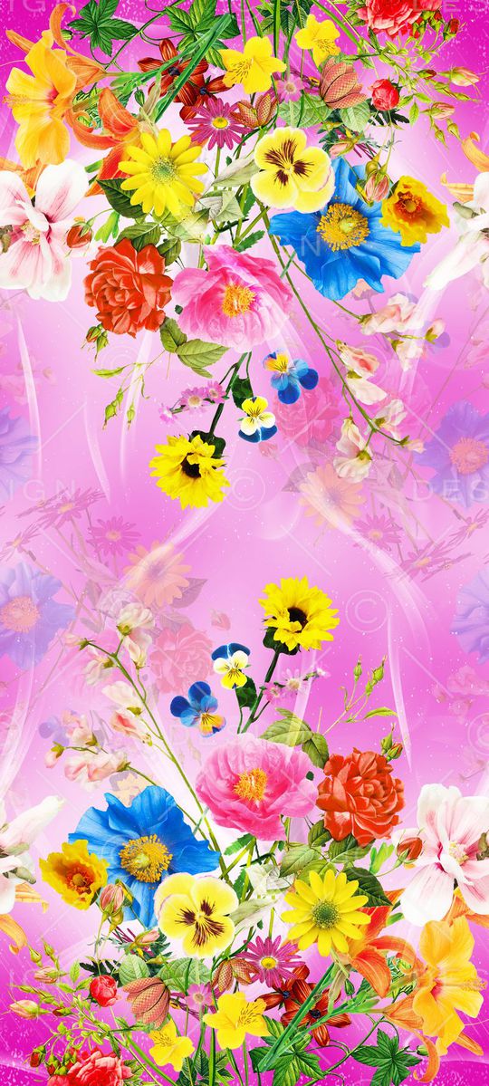 流行色彩印花华亿平台图片