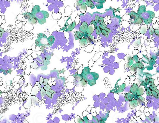 花朵印花华亿平台图片