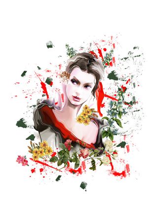 花朵印花华亿平台图片