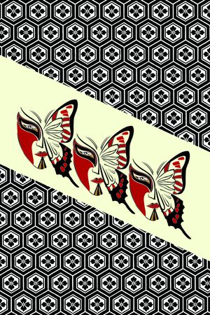 脸谱印花华亿平台图片