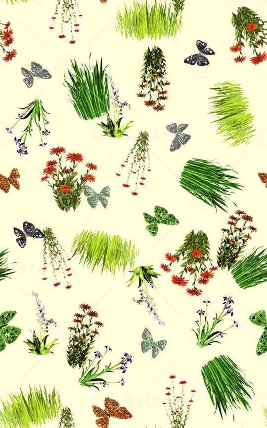 花朵印花华亿平台图片