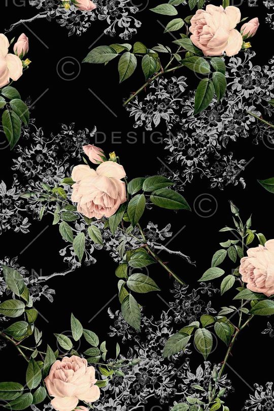 黑底印花华亿平台图片