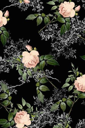 黑底印花华亿平台图片