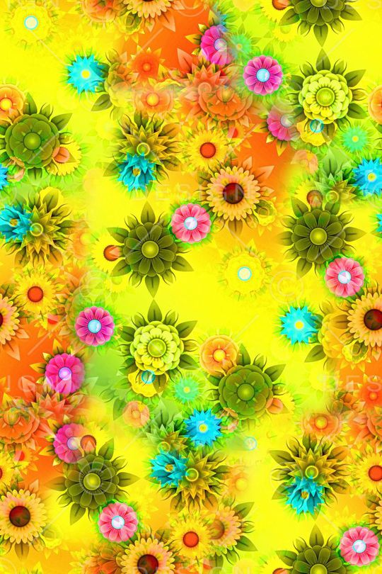 花朵印花华亿平台图片