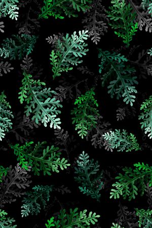 树叶印花华亿平台图片