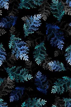 树叶印花华亿平台图片