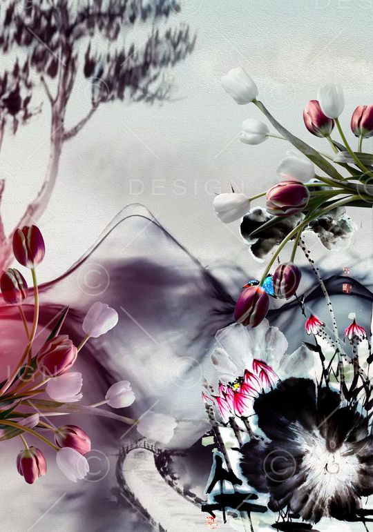 时尚印花华亿平台图片