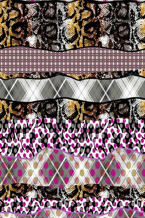 条纹印花华亿平台图片