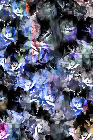 玫瑰印花华亿平台图片