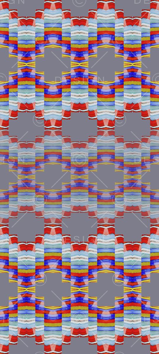 格子组合印花华亿平台图片