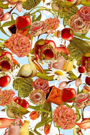 花朵印花华亿平台图片