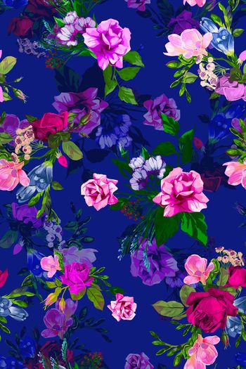 650577-花卉 花朵 时尚手绘大花--2