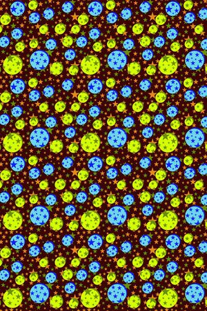 圆圈印花华亿平台图片