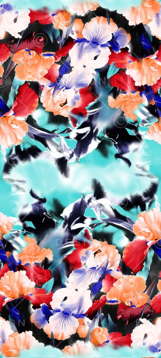 牡丹印花华亿平台图片