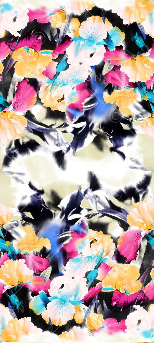 牡丹印花华亿平台图片